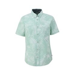 s.Oliver Red Label Short-sleeved shirt with button-down collar  - green (60A2)