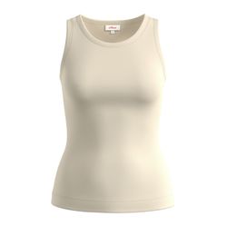 s.Oliver Red Label Tank top with ribbed texture  - beige (8105)