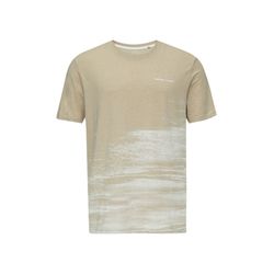 Q/S designed by T-Shirt mit Frontprint  - beige (81D0)