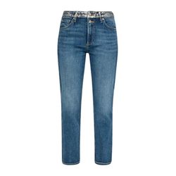 Q/S designed by Slim Fit: Crop-Jeans Catie - blue (56Z5)