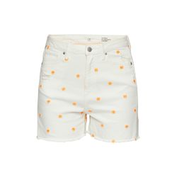 Q/S designed by Denim shorts with embroidery - white (02Z2)