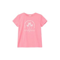 s.Oliver Red Label T-shirt with front print   - pink (0069)