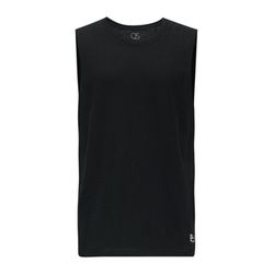 Q/S designed by T-shirt sans manches en pur coton   - noir (9999)