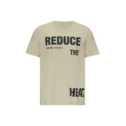 Q/S designed by T-Shirt mit Frontprint   - beige (81D1)