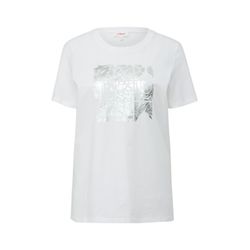 s.Oliver Red Label Cotton T-shirt   - white (01D0)