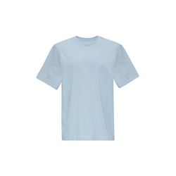 Q/S designed by Cotton T-shirt with logo print - blue (53D0)