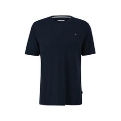 s.Oliver Red Label T-shirt with patch breast pocket - blue (5978)