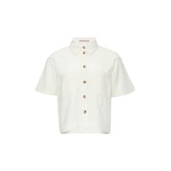 Q/S designed by Blouse chemise oversize en mousseline - blanc (0400)