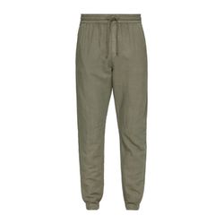 Q/S designed by Regular: Joggpants in linen mix - green (7929)
