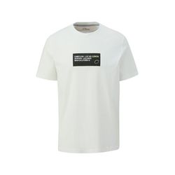 s.Oliver Red Label T-Shirt mit Frontprint  - weiß (01D1)