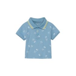 s.Oliver Red Label Poloshirt mit All-over-Print  - blau (51A2)