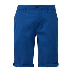 s.Oliver Red Label Slim Fit : bermuda en coton stretch   - bleu (5620)