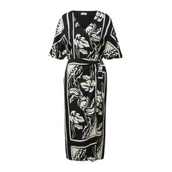 s.Oliver Black Label Viscose dress with all-over print   - black (99A1)