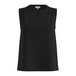 s.Oliver Red Label Sleeveless shirt with tunic neckline - black (9999)