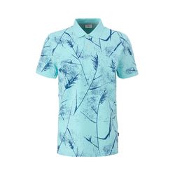 s.Oliver Red Label Polo avec imprimé all-over  - bleu (60A3)