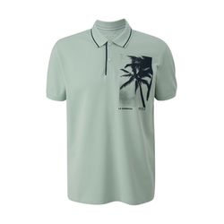 s.Oliver Red Label Polo shirt with front print   - green/blue (60D1)