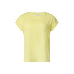 comma T-shirt made of lyocell mix - yellow (1172)