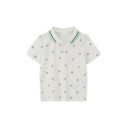 s.Oliver Red Label Polo shirt with all-over pattern  - white (02B1)