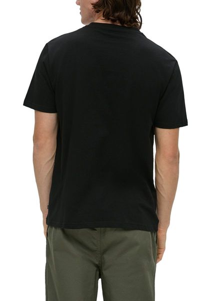 Q/S designed by T-shirt avec impression sur le devant - noir (99D0)