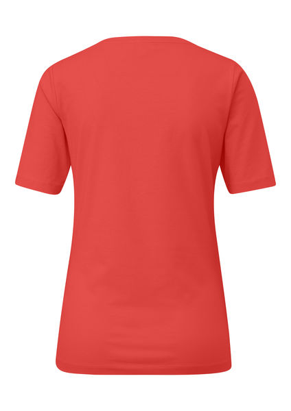 s.Oliver Red Label T-Shirt mit Frontprint  - rot (25D1)