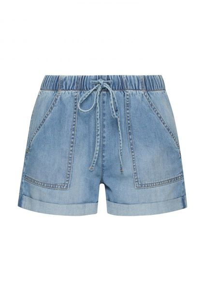 Q/S designed by Relaxed Fit: Jeans-Short - blau (54Y2)