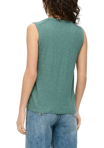 s.Oliver Red Label Sleeveless blouse made of viscose blend - blue (6575)