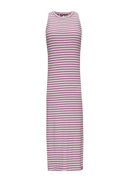 Q/S designed by Ribbed dress made of modal mix - purple (47G0)