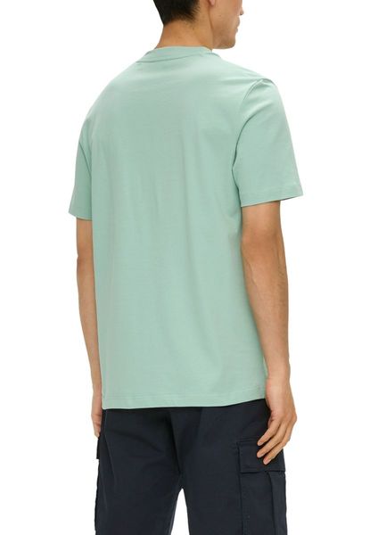s.Oliver Red Label T-shirt avec impression sur le devant - vert/bleu (60D8)