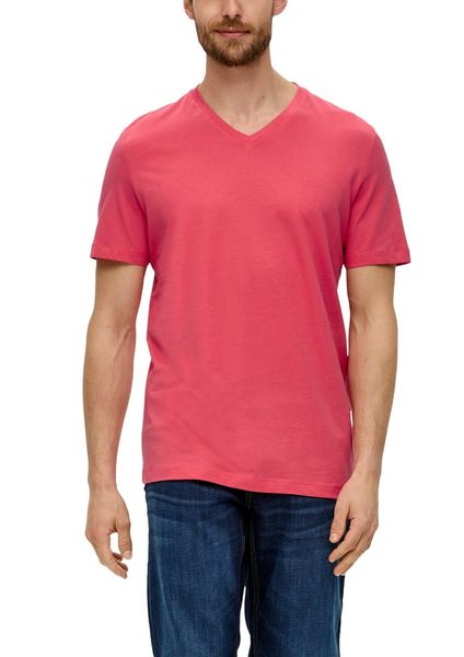 s.Oliver Red Label T-shirt avec col en V   - rouge (3310)