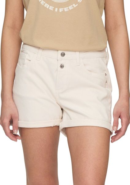 Q/S designed by Slim fit: Abby denim shorts - white (0400)