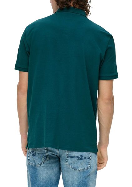 Q/S designed by Polo-Shirt aus Baumwolle  - grün/blau (6765)