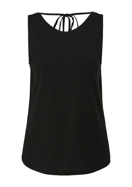 s.Oliver Red Label Sleeveless shirt with a crew neck - black (9999)