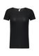 Q/S designed by T-shirt with gathered short sleeves - black (9999)