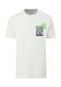 s.Oliver Red Label T-shirt avec impression sur le devant - blanc (01D3)