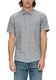 Q/S designed by Slim: linen blend shirt  - gray (98W0)