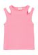 s.Oliver Red Label Ribbed top with cut-out details  - pink (0069)