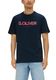 s.Oliver Red Label T-shirt with front print - blue (59D0)