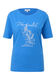 s.Oliver Red Label T-shirt with front print  - blue (55D1)