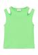 s.Oliver Red Label Ribbed top with cut-out details  - green (0067)