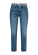 Q/S designed by Slim Fit: Crop-Jeans Catie - blue (56Z5)