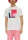 s.Oliver Red Label T-shirt with front print - white (01D2)