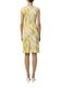 comma Dress with tie detail - yellow (12A9)