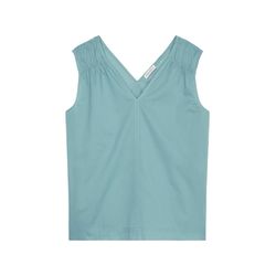 Marc O'Polo Relaxed sleeveless blouse - blue (424)