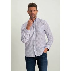 State of Art Stretch shirt with all-over print   - red (6143)