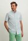 State of Art Regular fit: chemise à manches courtes - blanc/vert/bleu (1134)