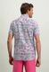 State of Art Regular Fit : chemise à manches courtes - blanc/rose/bleu (1143)