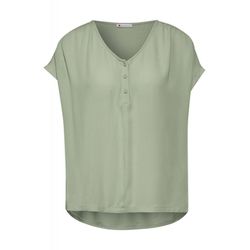 Street One mat-mix shirt w.button panel - green (15816)