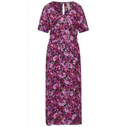 Street One Maxi dress with print - pink (35755)