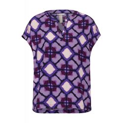 Street One Summer blouse shirt - purple (35840)