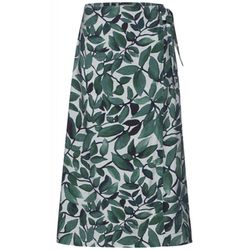 Street One Viscose Wrap Skirt_print - green (33825)